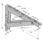 Universalkonsole mit Knoten 200 x 350 x 4
